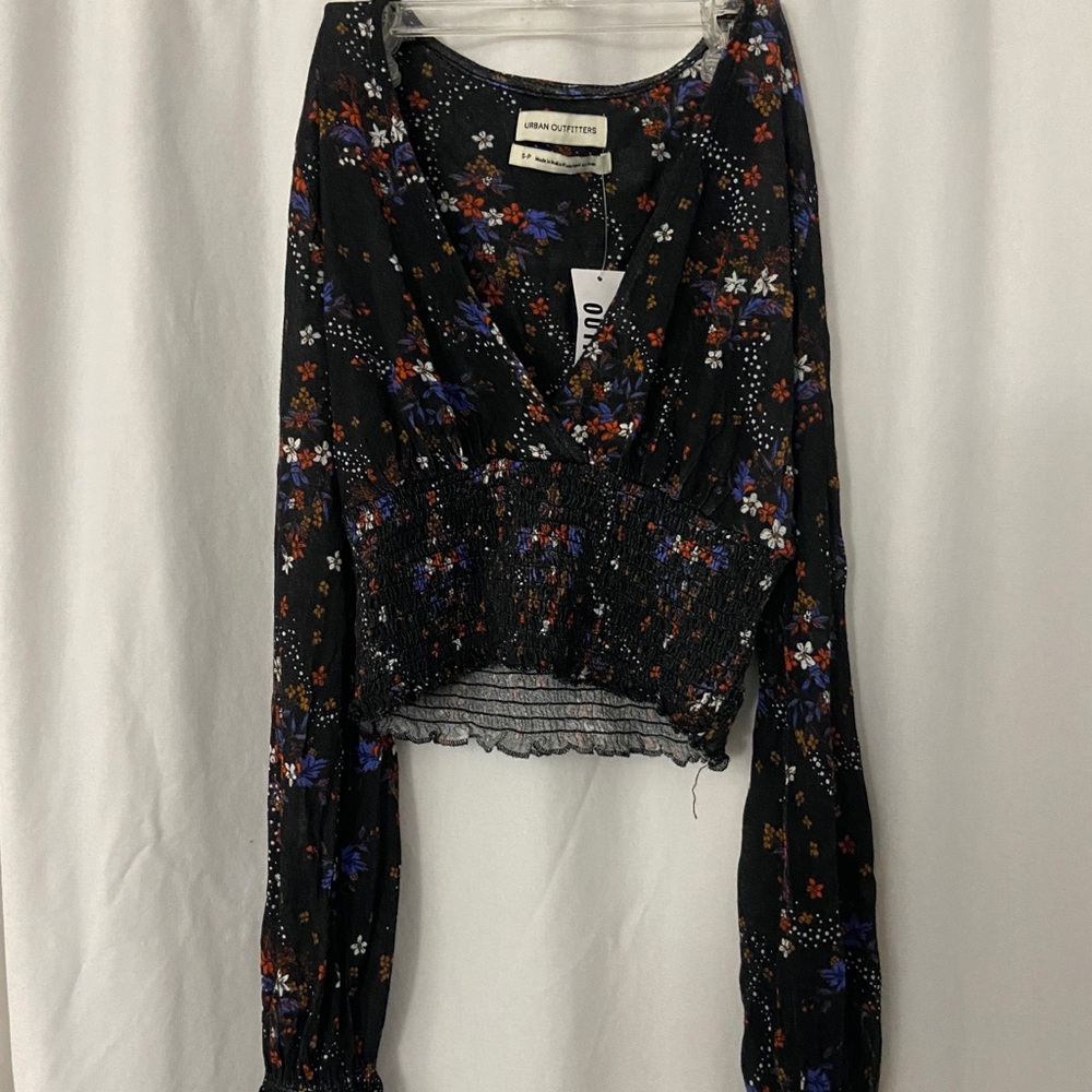UO smocked surplice top
